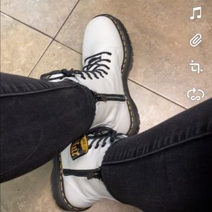 White Platform Dr.Martens